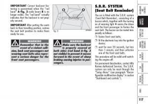 Alfa-Romeo-Brara-Spider-owners-manual page 118 min