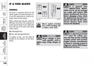 Alfa-Romeo-Brara-Spider-owners-manual page 195 min