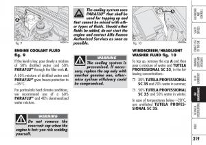 Alfa-Romeo-Brara-Spider-owners-manual page 220 min