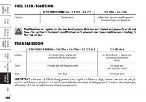 Alfa-Romeo-Brara-Spider-owners-manual page 241 min