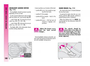 Alfa-Romeo-GT-owners-manual page 109 min