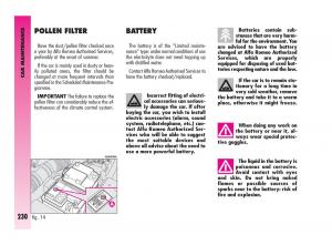 Alfa-Romeo-GT-owners-manual page 231 min