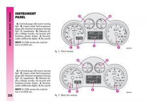 Alfa-Romeo-GT-owners-manual page 259 min