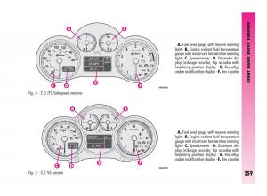 Alfa-Romeo-GT-owners-manual page 260 min