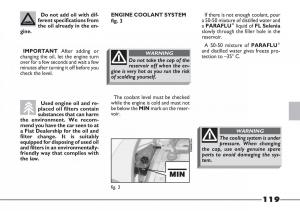 Fiat-Barchetta-owners-manual page 120 min