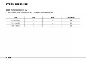 Fiat-Barchetta-owners-manual page 149 min