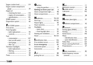 Fiat-Barchetta-owners-manual page 161 min