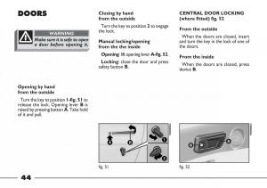 Fiat-Barchetta-owners-manual page 45 min