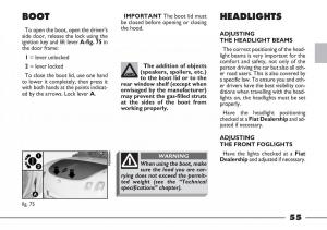 Fiat-Barchetta-owners-manual page 56 min