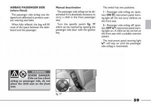 Fiat-Barchetta-owners-manual page 60 min