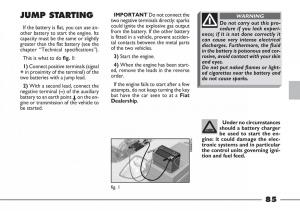 Fiat-Barchetta-owners-manual page 86 min