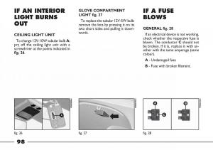 Fiat-Barchetta-owners-manual page 99 min