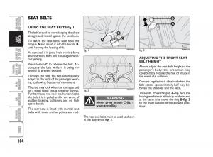 Fiat-Linea-owners-manual page 105 min