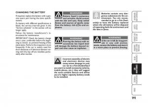 Fiat-Linea-owners-manual page 192 min