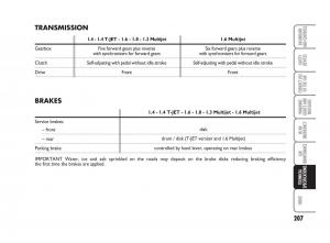 Fiat-Linea-owners-manual page 208 min