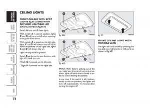 Fiat-Linea-owners-manual page 73 min