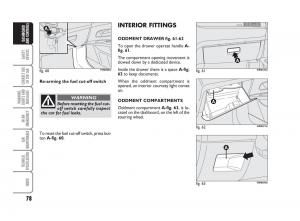 Fiat-Linea-owners-manual page 79 min