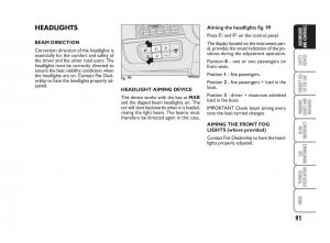 Fiat-Linea-owners-manual page 92 min