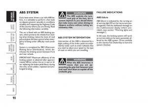 Fiat-Linea-owners-manual page 93 min