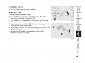 Fiat-Punto-II-2-owners-manual page 220 min