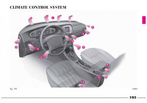 Lancia-Lybra-owners-manual page 104 min