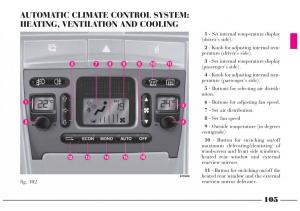 Lancia-Lybra-owners-manual page 106 min