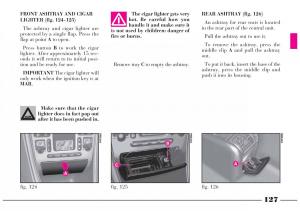 Lancia-Lybra-owners-manual page 128 min