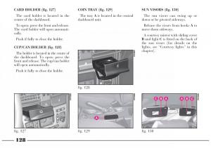 Lancia-Lybra-owners-manual page 129 min