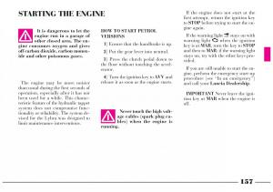 Lancia-Lybra-owners-manual page 158 min