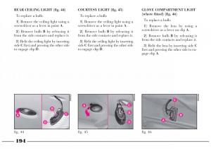 Lancia-Lybra-owners-manual page 195 min