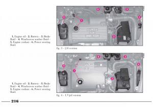 Lancia-Lybra-owners-manual page 217 min