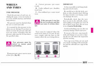 Lancia-Lybra-owners-manual page 228 min