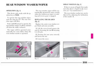 Lancia-Lybra-owners-manual page 236 min