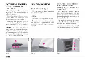 Lancia-Lybra-owners-manual page 237 min