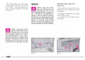 Lancia-Lybra-owners-manual page 239 min