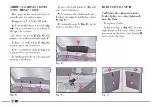 Lancia-Lybra-owners-manual page 249 min