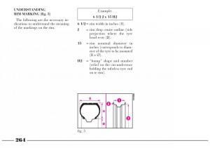 Lancia-Lybra-owners-manual page 265 min