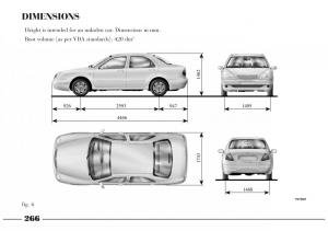 Lancia-Lybra-owners-manual page 267 min