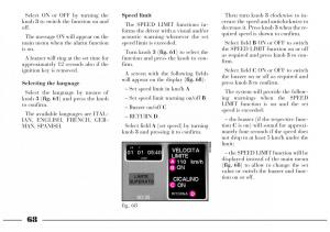 Lancia-Lybra-owners-manual page 69 min