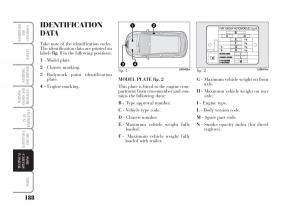 Lancia-Musa-owners-manual page 189 min