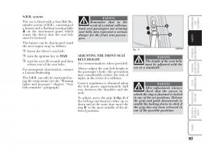 Lancia-Musa-owners-manual page 98 min