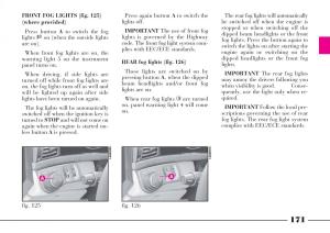 Lancia-Thesis-owners-manual page 172 min