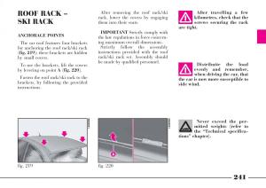 Lancia-Thesis-owners-manual page 242 min