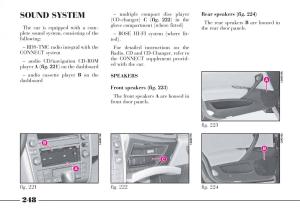 Lancia-Thesis-owners-manual page 249 min