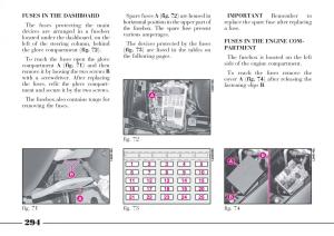 Lancia-Thesis-owners-manual page 295 min