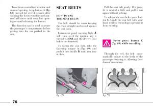 Lancia-Thesis-owners-manual page 77 min