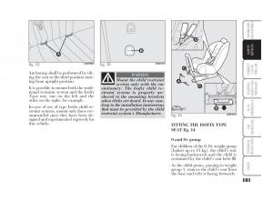 Lancia-Ypsilon-owners-manual page 102 min