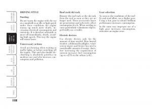 Lancia-Ypsilon-owners-manual page 119 min