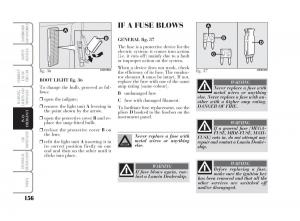 Lancia-Ypsilon-owners-manual page 157 min