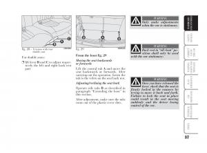 Lancia-Ypsilon-owners-manual page 38 min